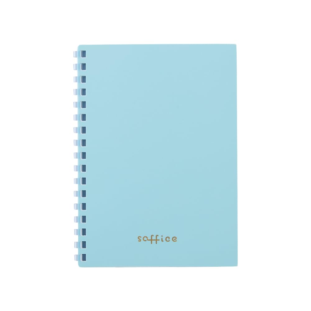 Lihit Lab N3101-8_10 Sophie Chernott, A6S, 17 Holes, 30 Sheets, Blue, Pack of 10