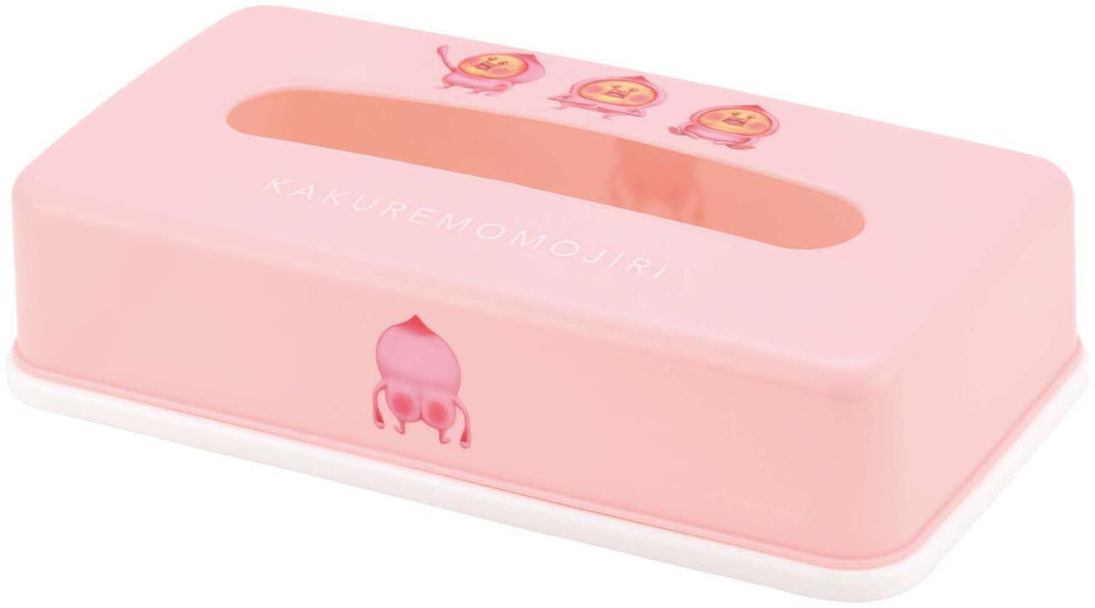 Skater TSST0-A Tissue Case, Stylish, Tissue Box, Tissue Cover, Tissue Paper Stocker, for Soft Packs, Peach Butt