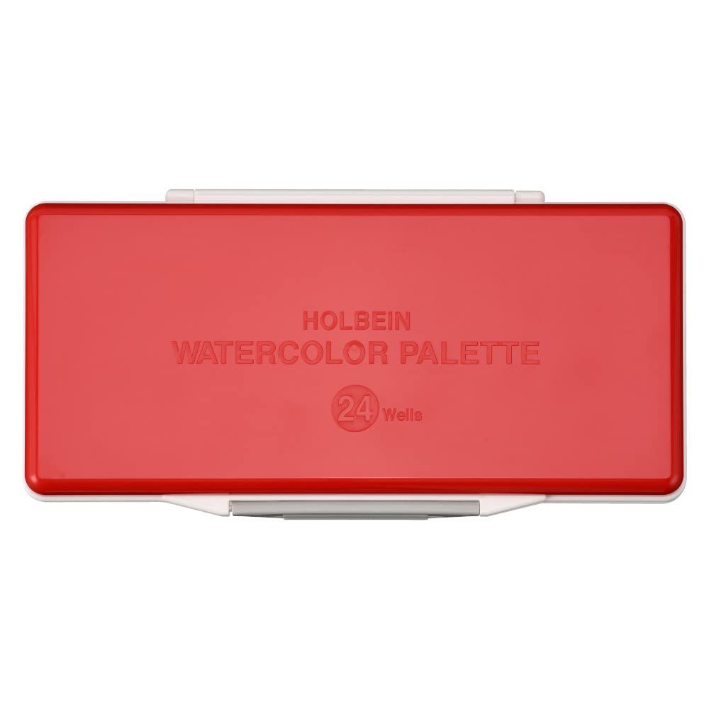 HOLBEIN 210191 Watercolor Palette with Removable Small Rooms, 24 Compartments (26 Petri Dishes, 4 Large)
