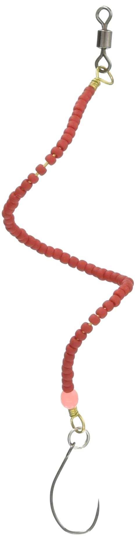 ZacT Craft Senor Tornado Slim Glow 41 Lure, Glow, Red, Spoon