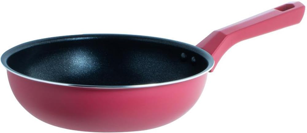 Living 340343 Ultra Smooth and Light Deep Frying Pan, 8.7 inches (22 cm), Lightweight, For Gas Fire