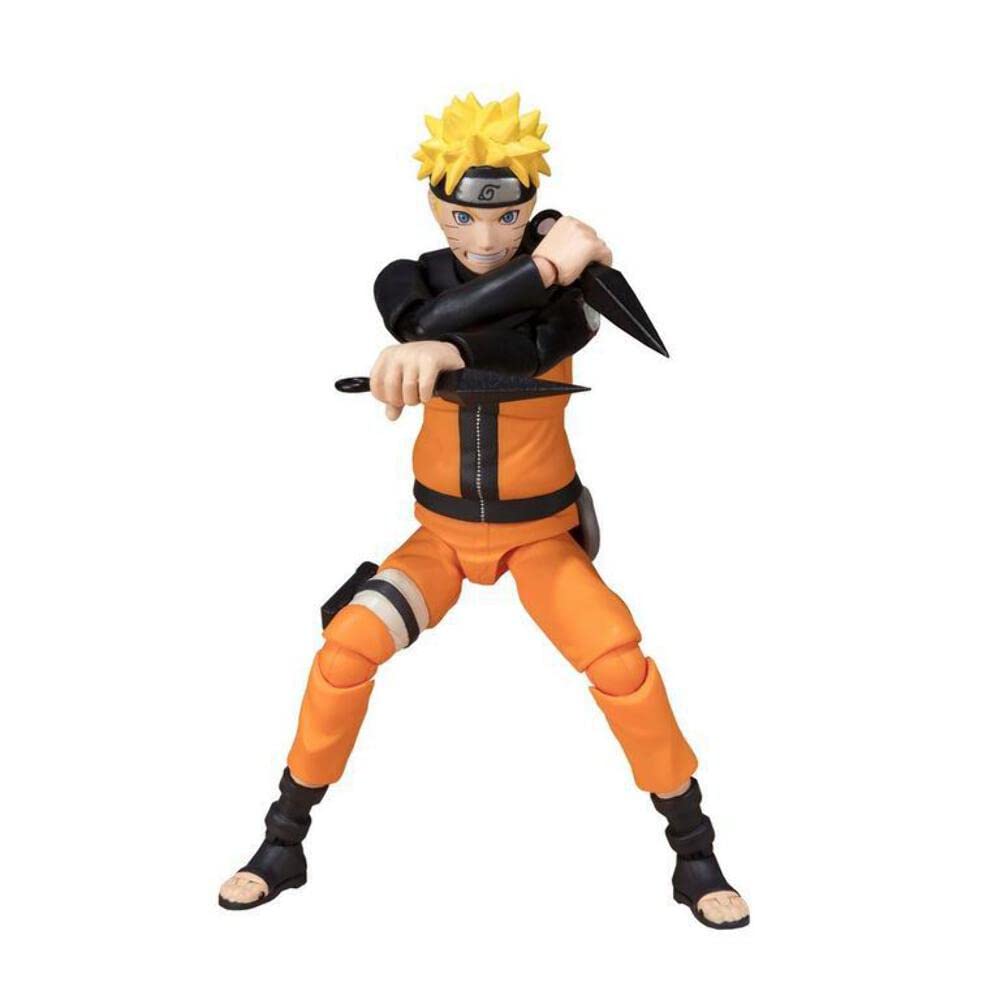 TAMASHII NATIONS - Naruto Shippuden - Naruto Uzumaki [Best Selection] (New Package Ver.), Bandai Spirits S.H.Figuarts Action Figure