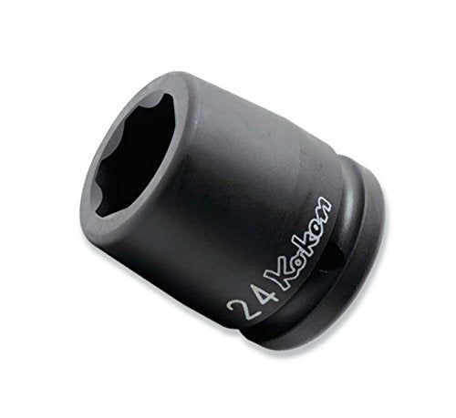 Ko-ken 16410M-24 3/4 Sq. Dr. Socket 24mm Surface Drive Length 50mm