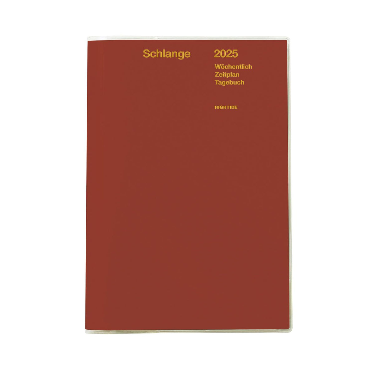 2025 High Tide Notebook, Begins March 2025, Papillon Brown (B6 Block Weekly) Week