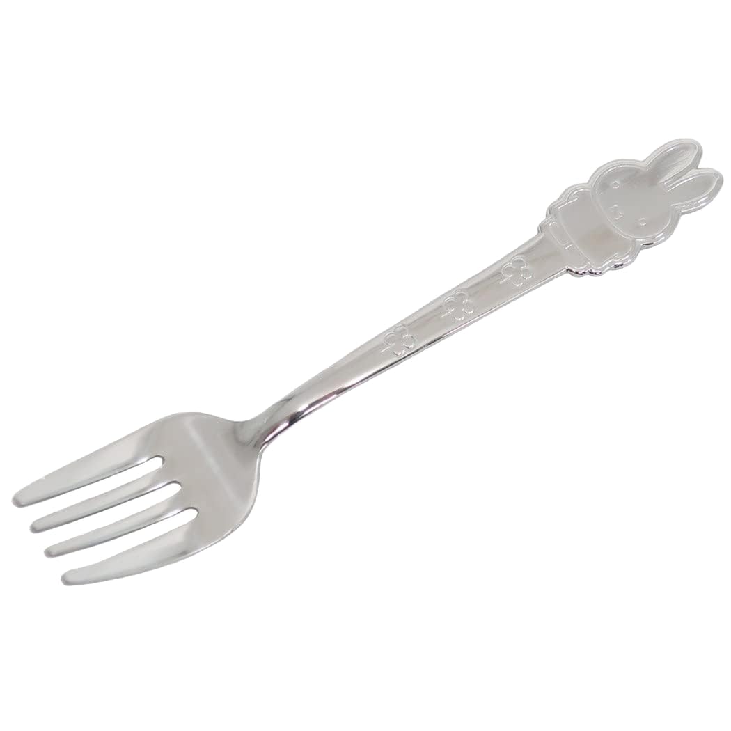 Kim Jo Pottery 62981 Dick Bruna "Miffy" Stainless Steel Fork, 5.5 inches (14 cm), Plain