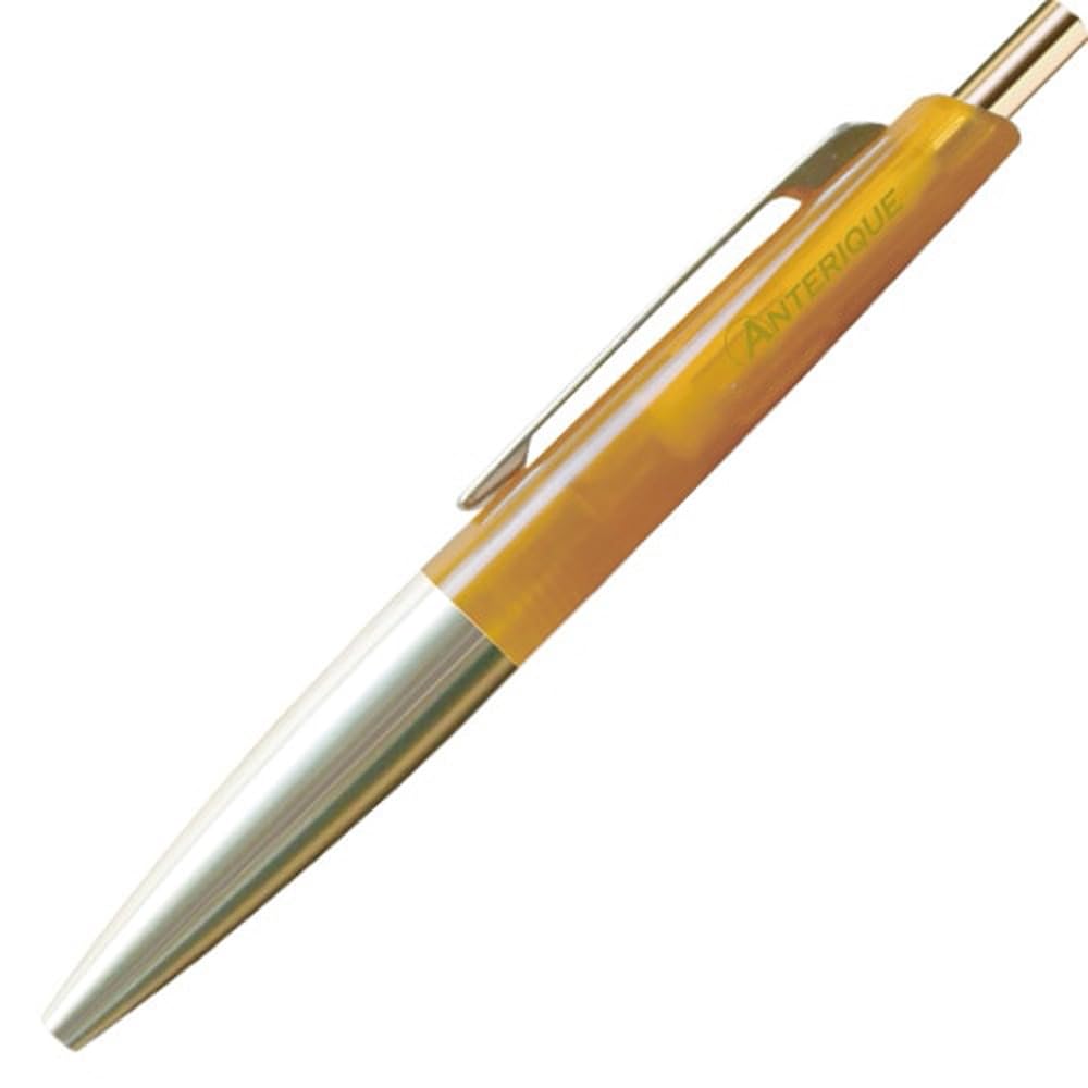 アンテリック(Anterique) Antelic BP20-CRY Permanent Ballpoint Pen, 0.5mm, Mini Size, Clear Yellow