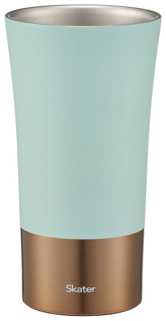 Skater STB3N-A Insulated Stainless Steel Tumbler, 10.1 fl oz (300 ml), Pale Tone, Aqua