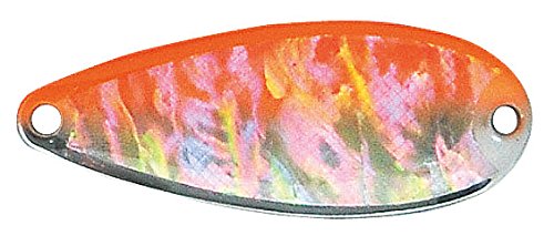 Field Hunter Spoon Lureman 701 Shell 1.6 inches (41 mm), 0.2 oz (5 g), S Fluorescent Orange #20 Lure