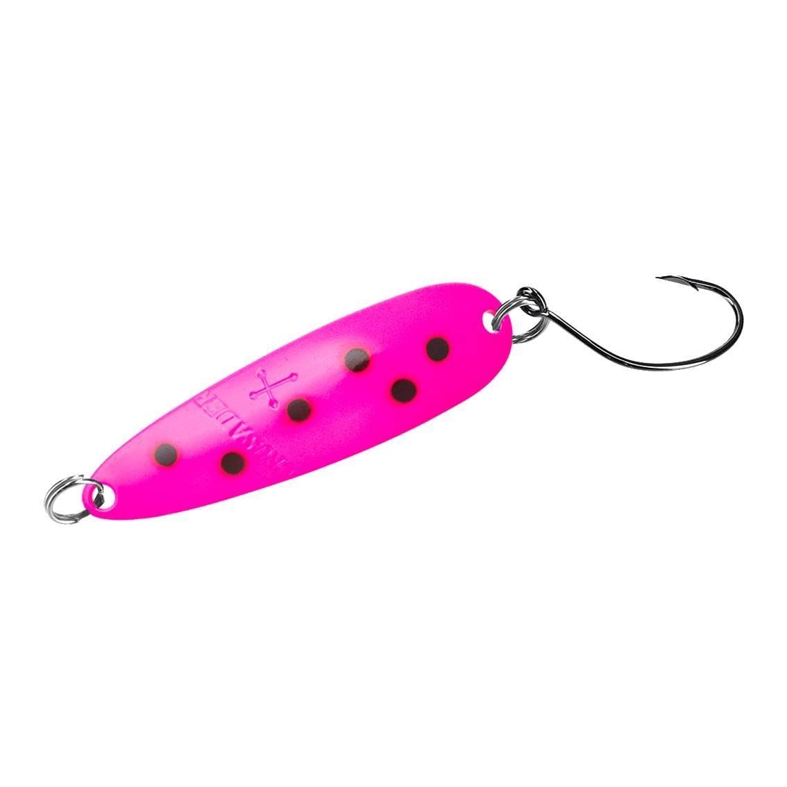 Daiwa Trout Spoon Crusader Single Hook 0.4 oz (10 g) Red Pink Lure