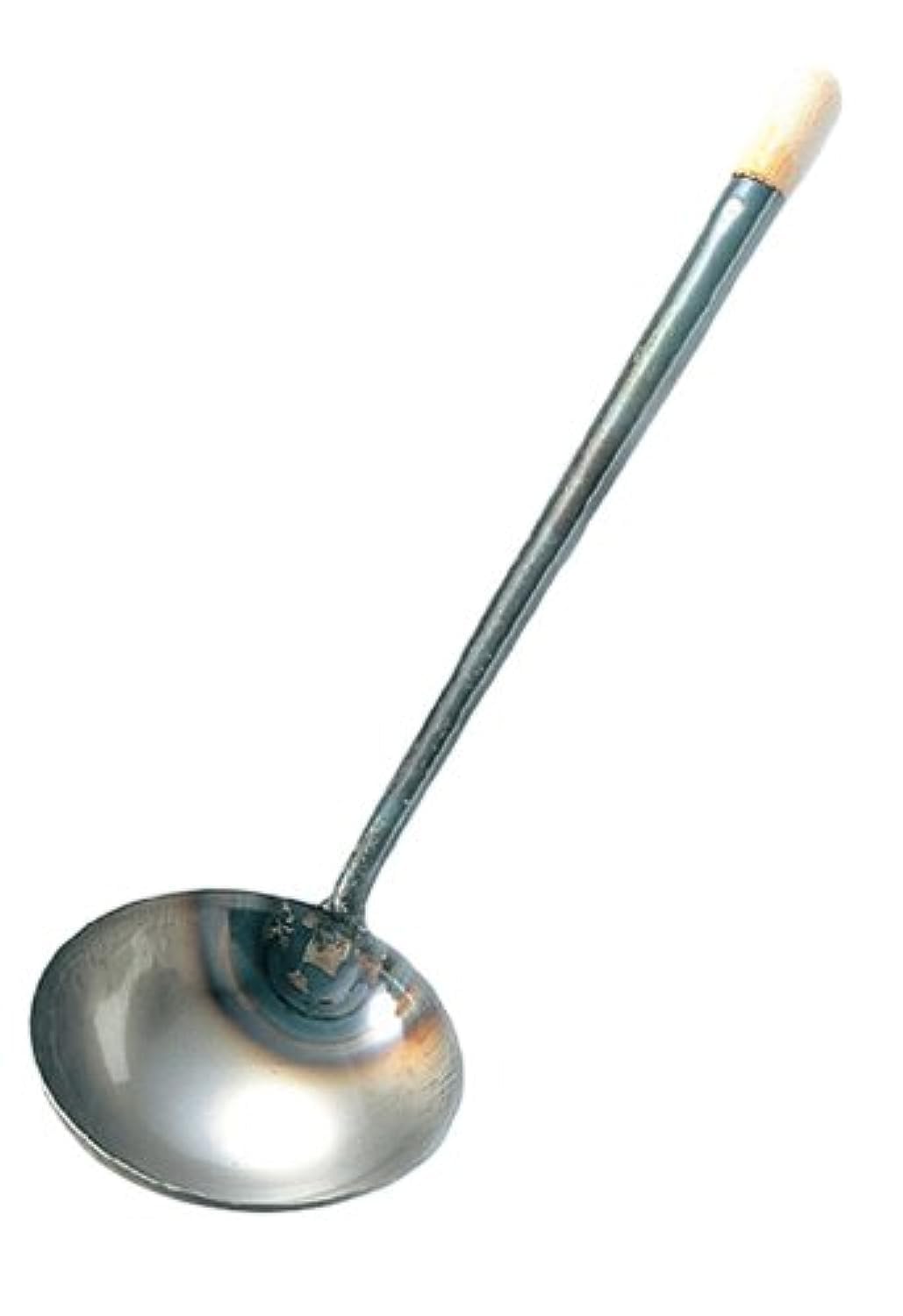 Yamada Iron Pipe Handle Chinese Ladle, Medium (φ4.7 inches (120 cm))