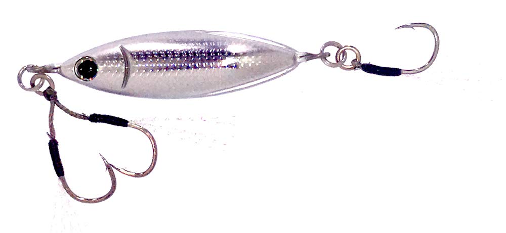 ZEAKE Metal Jig SB001, S Bit, 1.1 oz (30 g), Metallic Silver