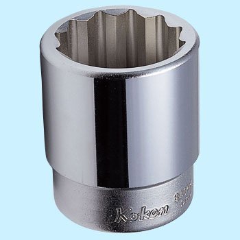 Ko-Ken USA - 8405M-27 1 Square Drive Socket 27 MM 12 Point LENG
