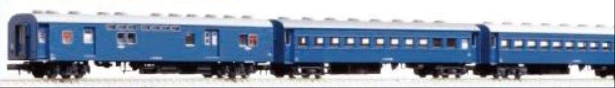KATO 10-034-1 N Gauge Old Passenger Car Set, Blue