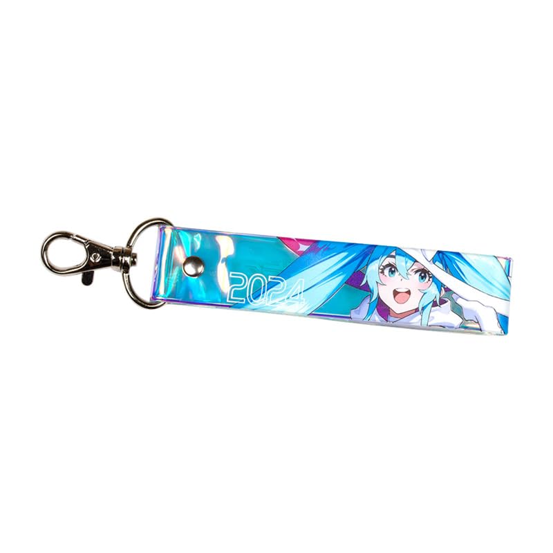 Racing Miku 2024 Key Visual 1 Ver. Aurora Tape Keychain
