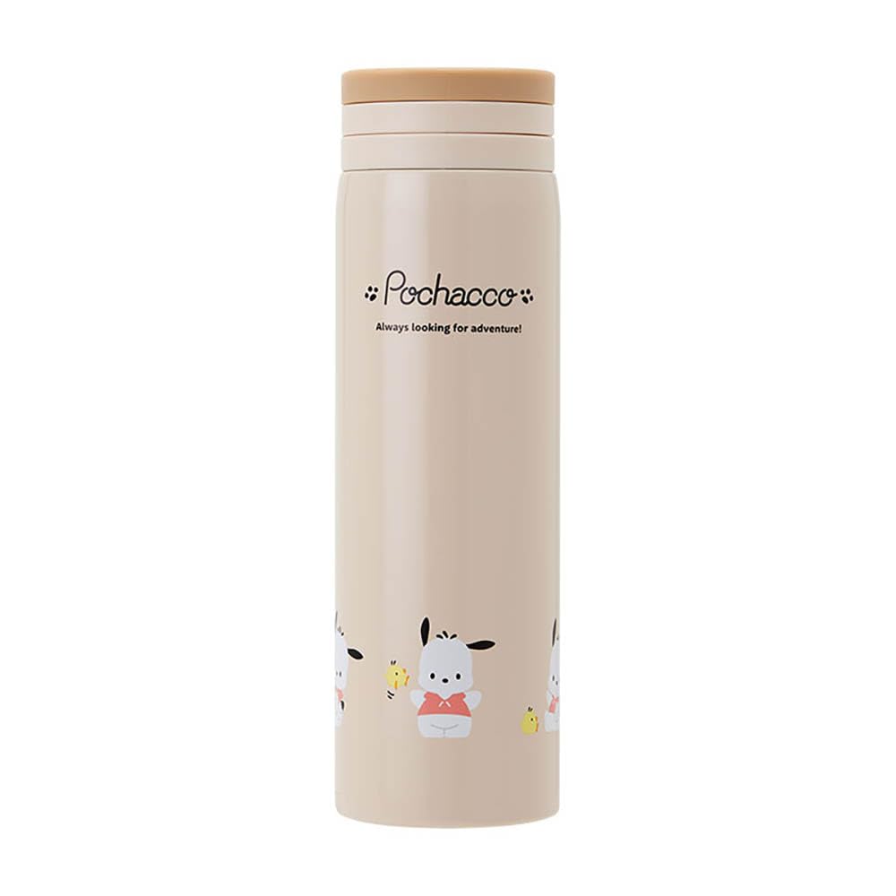 Sanrio 389820 Stainless Steel Mug Bottle, Pochacco, Capacity: 16.2 fl oz (460 ml)