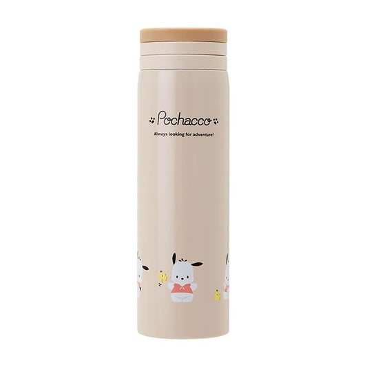 Sanrio 389820 Stainless Steel Mug Bottle, Pochacco, Capacity: 16.2 fl oz (460 ml)