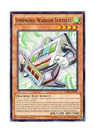 YU-GI-OH! English Version Rate-EN 091 Symphonic Warrior Synthess Acoustic Warrior Sisus (Normal) 1st Edition