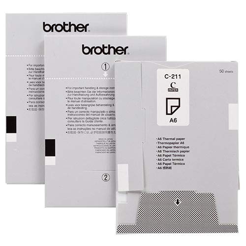 Brother Industries C-211 Thermal Paper Cassette for Brother MPrint, Pack of 20