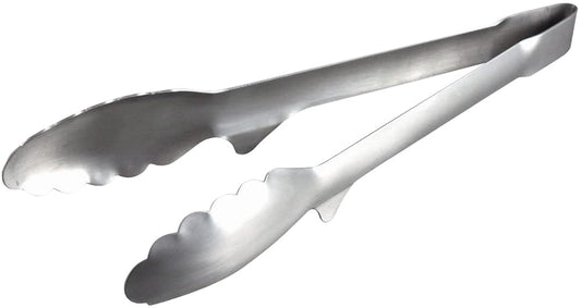 Shimomura Planning Tongs, Total Length 9.4 inches (23.8 cm), Made in Japan, Dishwasher Safe, Floating Tip, Easy to Clean, Fry Cooking, Tabletop Tongs, Stainless Steel, Tsubamesanjo 36292