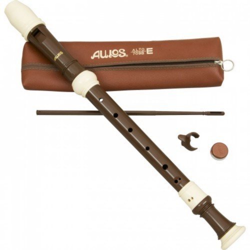 FLAUTA DULCE ALTO - Aulos (709B) Barroca (Plastico) 3 Piezas