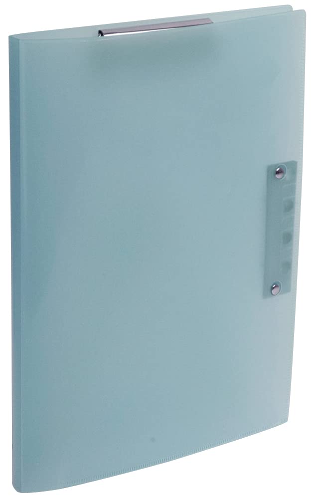 Nakabayashi CH-6011B Super Genius Kun File 2 A4 Clipboard Binder, Blue