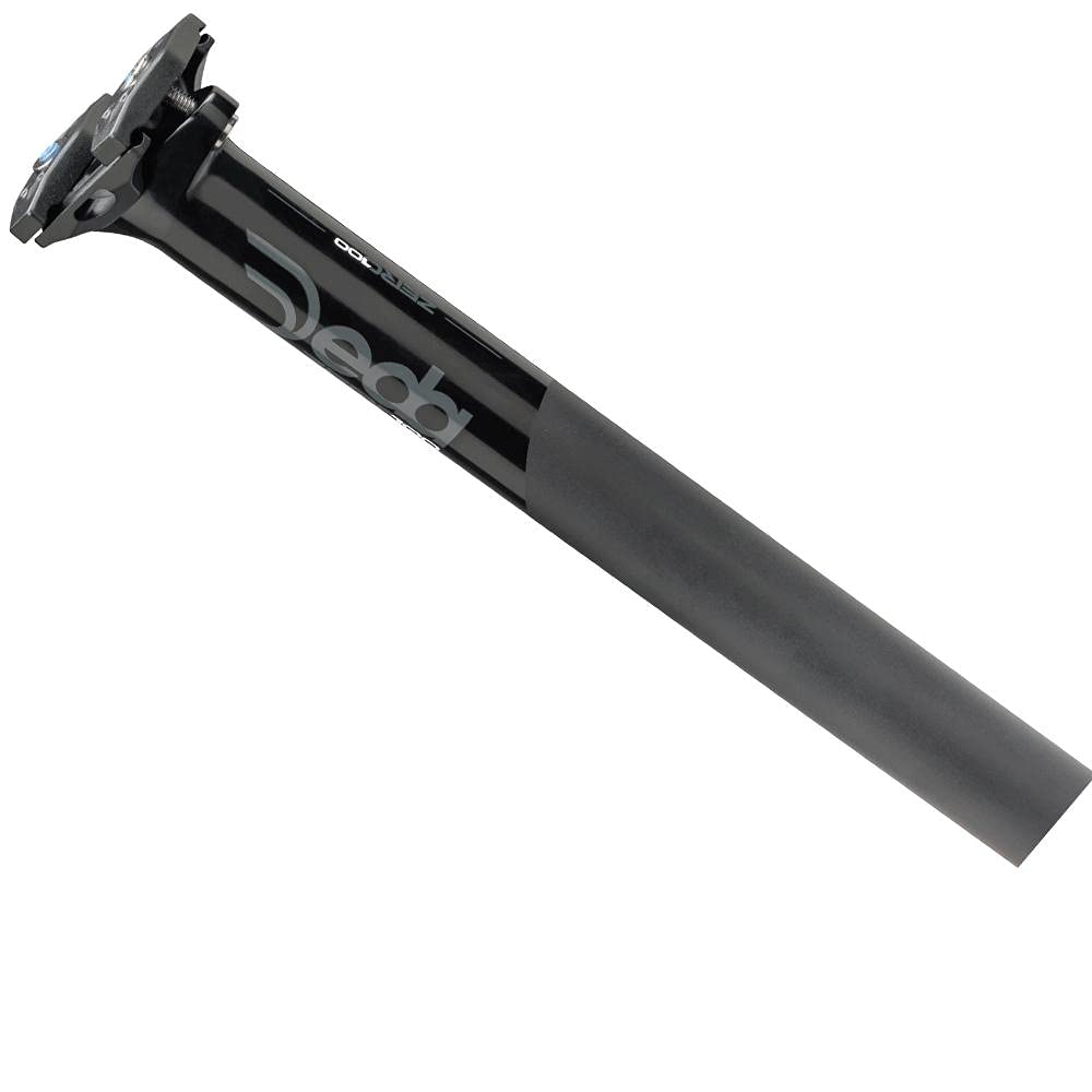 Deda Elementi Unisex's Zero100 In-Line Seatpost, Black on Black, 27.2mm
