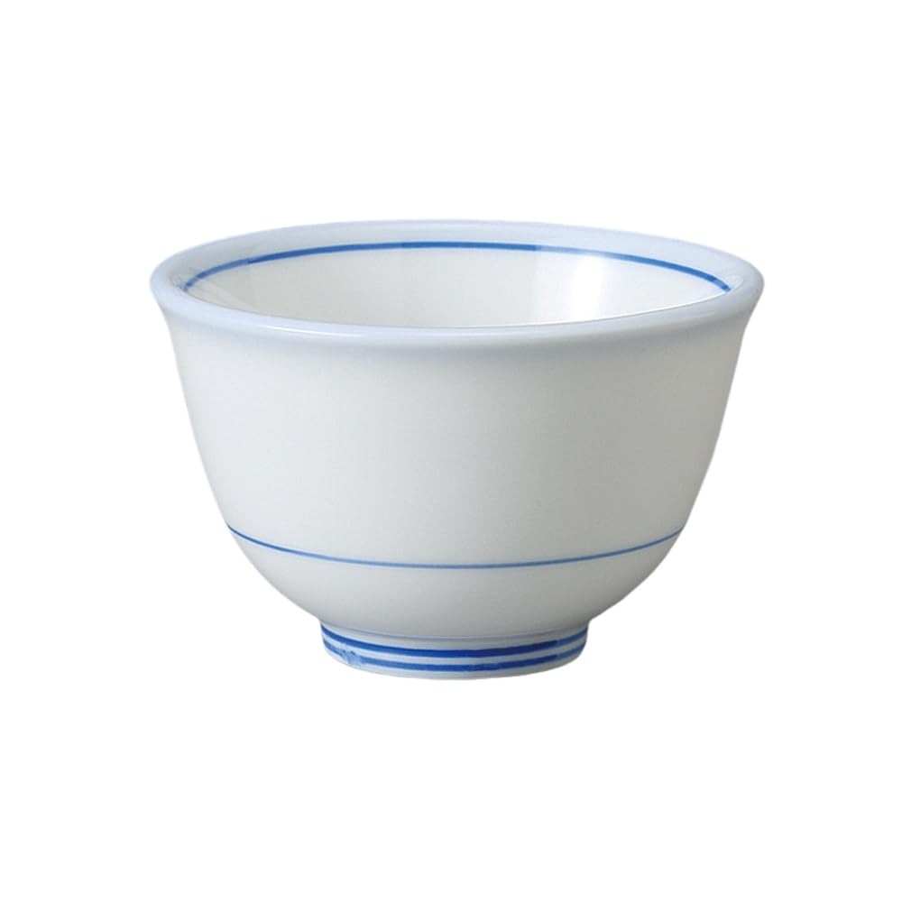 Ale-net Teacup Sencha Bowl, 3.6 x 2.3 inches (9.2 x 5.8 cm), Thick Mouth Anti-Sencha, Dishwasher Safe, Microwave Safe, Mino Ware, Made in Japan