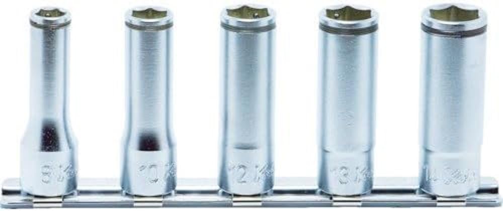 Ko-ken RS3350M/5 3/8 Sq. Dr. Deep NUT GRIP Socket Set 8mm-14mm - 5 pieces