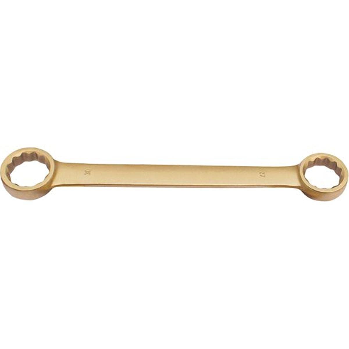 Bahco NS010-0809 IRNS010-0809 Double Ended Flat Ring, Gold, 8X9mm