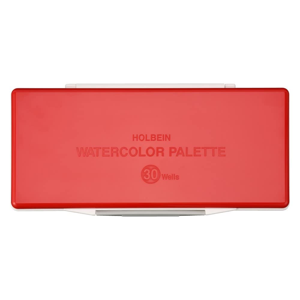HOLBEIN 210192 Watercolor Palette with Removable Small Rooms, 30 Compartments (32 Petri Dishes, 4 Large)