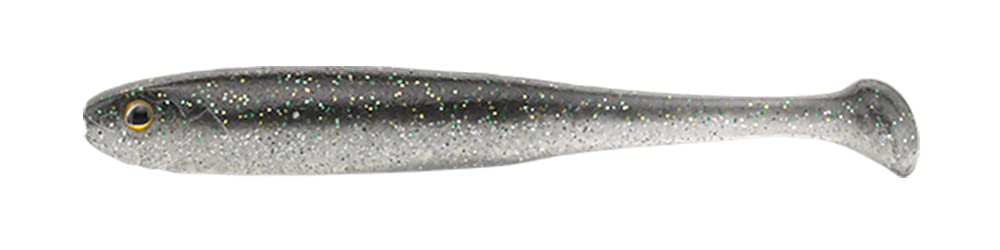 JACKALL PEESTON SHAD 2.8" Dark Thunder/Clear Silver