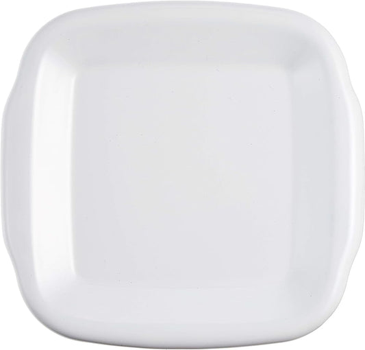 Nodahoro HFS-ML Storage Container, Lid Only, Enamel Lid, Square, M/L, Stocker with Handle, Rectangular Type, For Rectangle L, White Series, Made in Japan