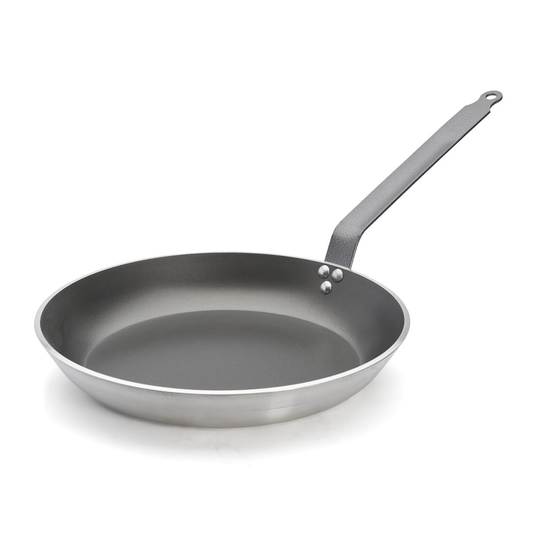 DE Buyer 'Lyonnaise' Skillet Non-Stick Round Chocolate Diamètre 36