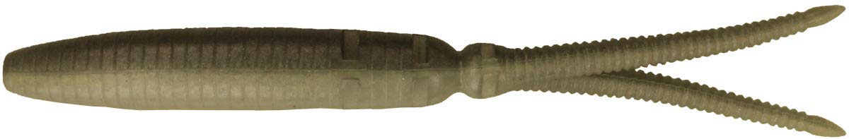 IMAKATSU Worm Jabashad is-Plus Twin-Tail 5-Inch Eco Compatible #S-168 Green Back Arkansas Shiner