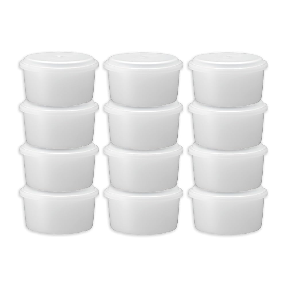 Doshisha HS-19MAZ Ice Maker Cup M, Set of 12, White