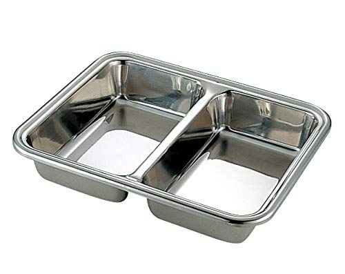 三宝産業 Sanho Sangyo 03067110 Escopedish W Serving Cutlery, Silver, 13.0 x 10.6 x 2.4 inches (33 x 27 x 6 cm)
