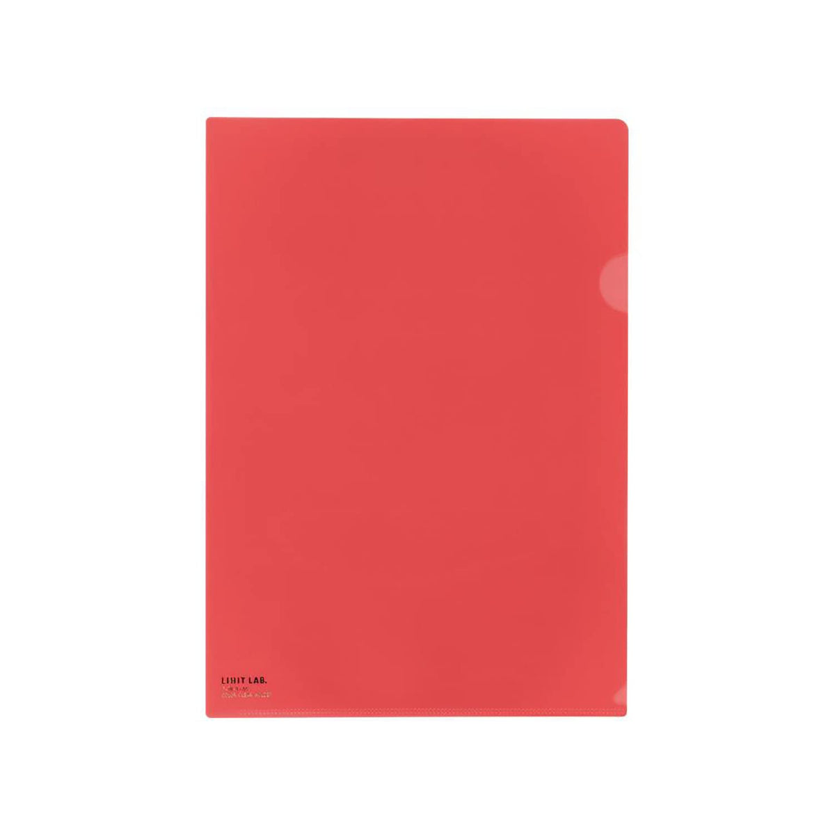 Lihit Lab F78-3_50 Clear Holders, Pack of 50, A4, Red
