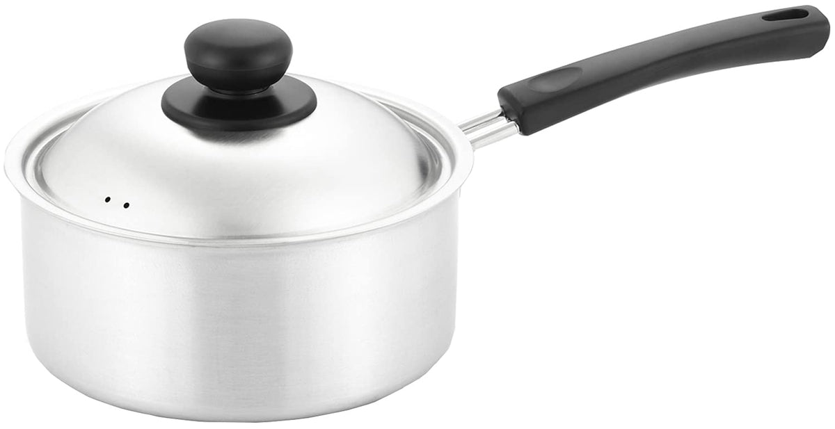 Yoshikawa SJ3320 One-Handed Pot, Induction Compatible, Stainless Steel, 7.1 inches (18 cm), Made in Japan