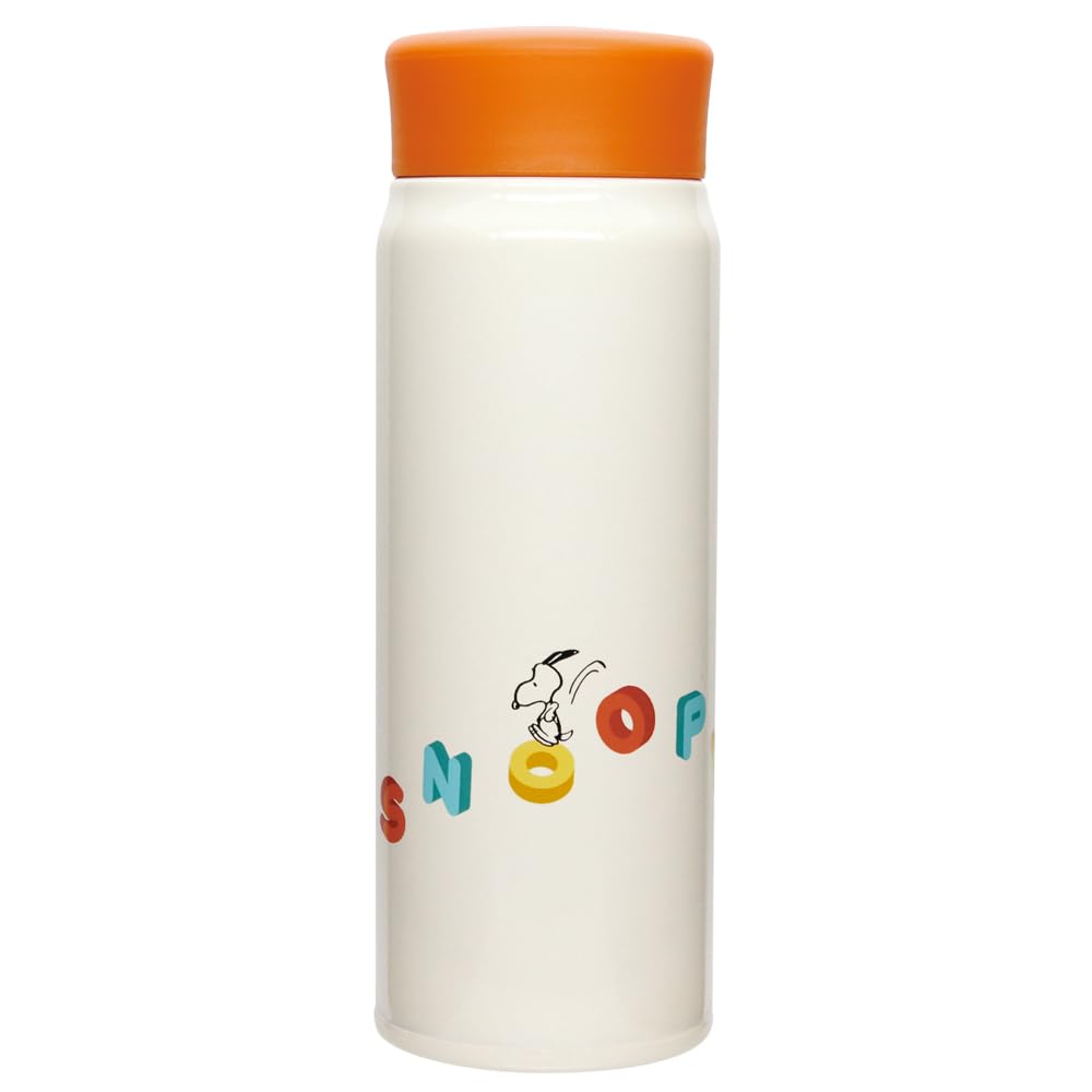 大西賢製販 Ken Onishi SLK-3003 Peanuts Stainless Steel Bottle SNOOPY STEP 16.9 fl oz (480 ml)