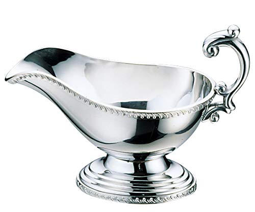 Sanho Sangyo 03110030 Sauce Pot, Silver, S, Chrysanthemum Sauce Pot