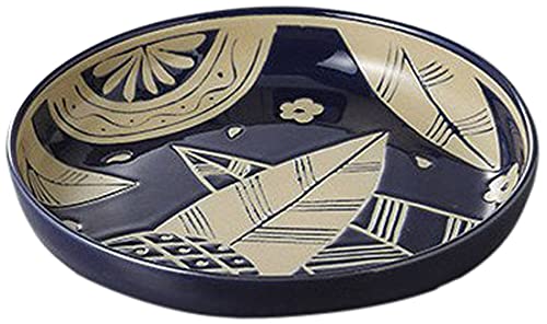 せともの本舗 Set of 10, Large Bowl, Ruri Sashimi Children's Bowl, 8.7 x 1.7 inches (22 x 4.3 cm) [Restaurants, Ryokan, Japanese Tableware, Restaurants, Commercial Use, Tableware]