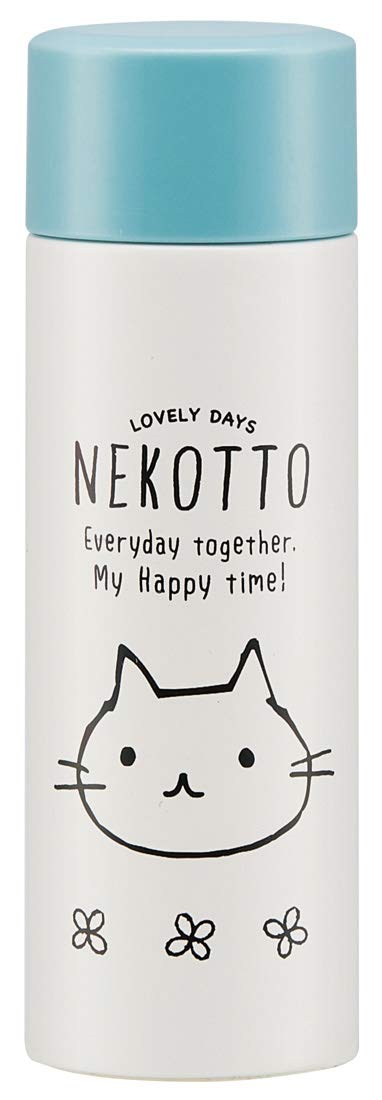 Skater SMBC1B Mini Mug Bottle, Stainless Steel Bottle, Portable Mug, Nekotto, 4.2 fl oz (120 ml)