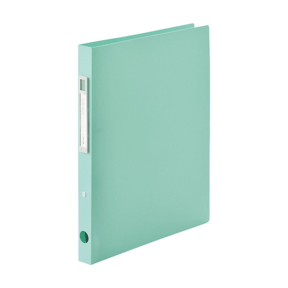 Lihit Lab F7681-19 Ring File, A4, 2 Holes, Light Green
