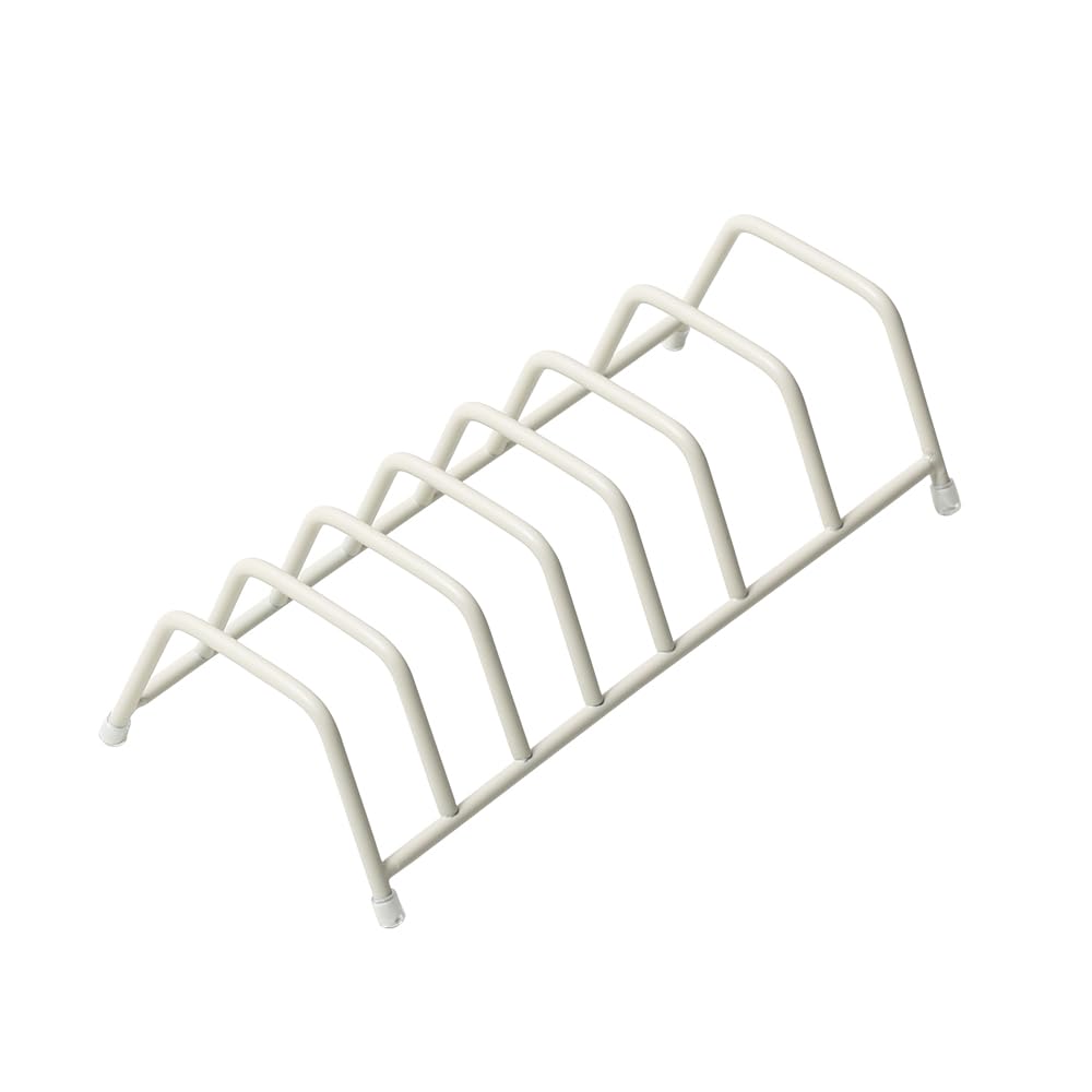 ideaco Dish Strainer Stand 9.25 W x 4.3 D x 2.6 H inches (23.3 x 11 x 6.5 cm) Kitchen Drainers Sculpture Rack D Sand White (Kitchen Drainer, Sculpture Rack D, Sand White)