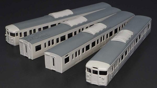 GreenMax N-Gauge JR 113 Series 7700 Series 30N Structural Improvement Car Basic 4 Double Body Kit 18505 Railway Model Train
