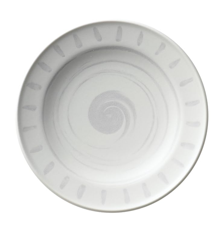 EAST Table Bath Tamarim Shape, 5.0 Plates, Φ6.7 x H0.9 inches (17.0 x 2.4 cm), Made in Japan, Microwave Safe, Dishwasher Safe
