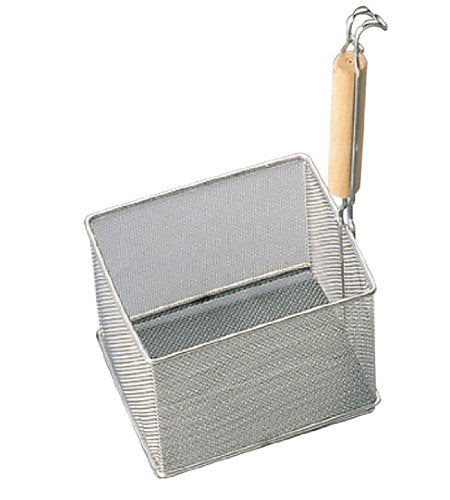 EBM 18-8 Wooden Handle Square Udon Fried