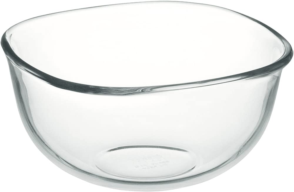 Iwaki BC331 Heat-resistant Glass Bowl, Square Shape, Outer Diameter 5.5 x 5.5 inches (14 x 14 cm), 23.7 fl oz (700 ml)
