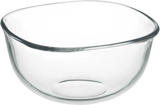 Iwaki BC331 Heat-resistant Glass Bowl, Square Shape, Outer Diameter 5.5 x 5.5 inches (14 x 14 cm), 23.7 fl oz (700 ml)