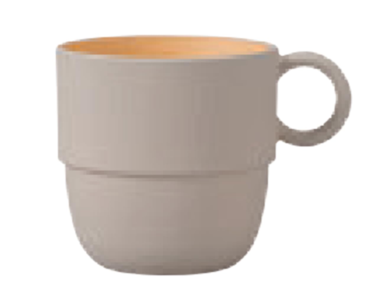 Showa Colimn Wood Grain Stacking Cup (CC) Greige S 52-20204-3